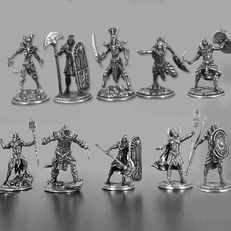 Retro Gaming Table - Mummy Warrior Pharaoh Guards Mini Sculpture