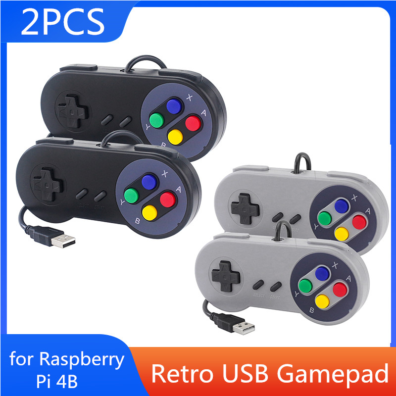 Raspberry Pi Retropie - 2PCs USB Gamepad Retro Gaming Joystick