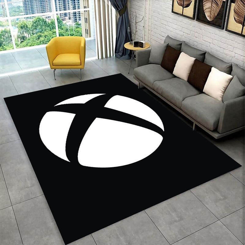 Retro Gaming Logo - retro Xbox Gaming Gamer Logo Carpet