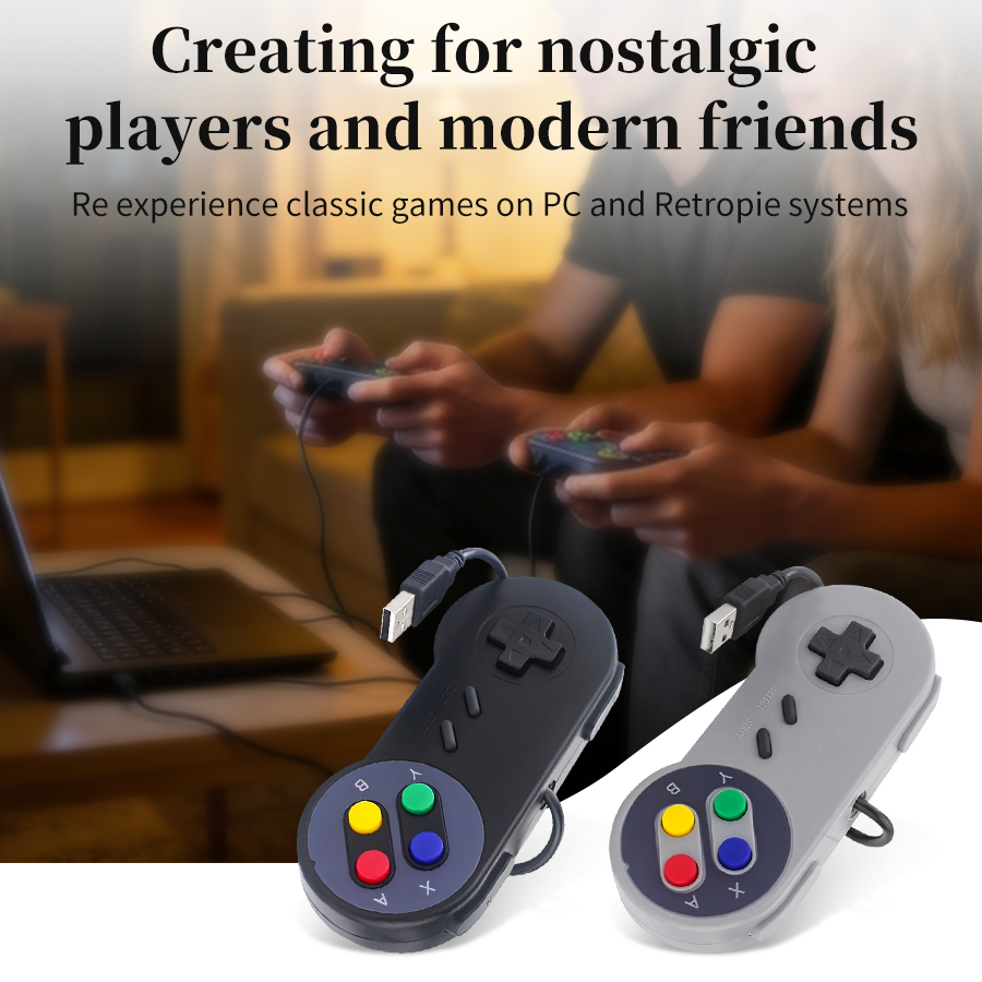 Raspberry Pi Retropie - USB Retro Gamepad for PC NESPi
