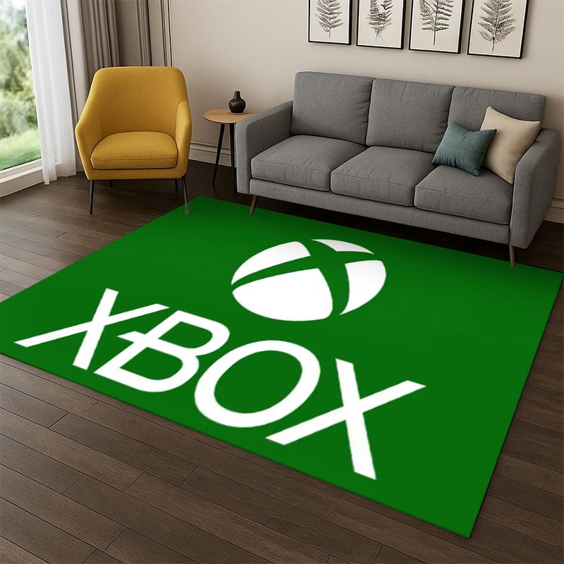 Retro Gaming Logo - retro Xbox Gaming Gamer Logo Carpet