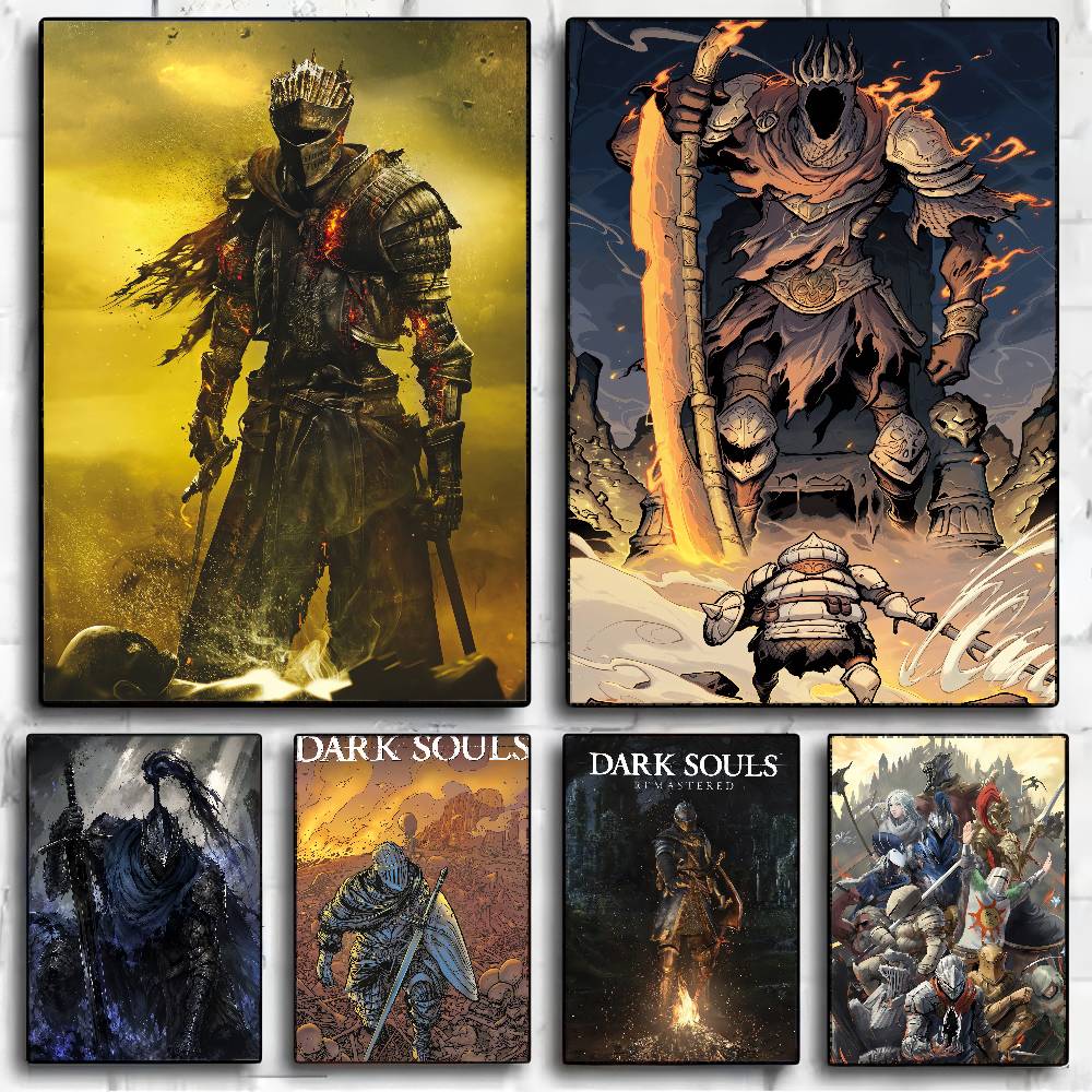 GAME Dark Souls Vintage Poster - đánh giá và giá Retro Poster Gaming
