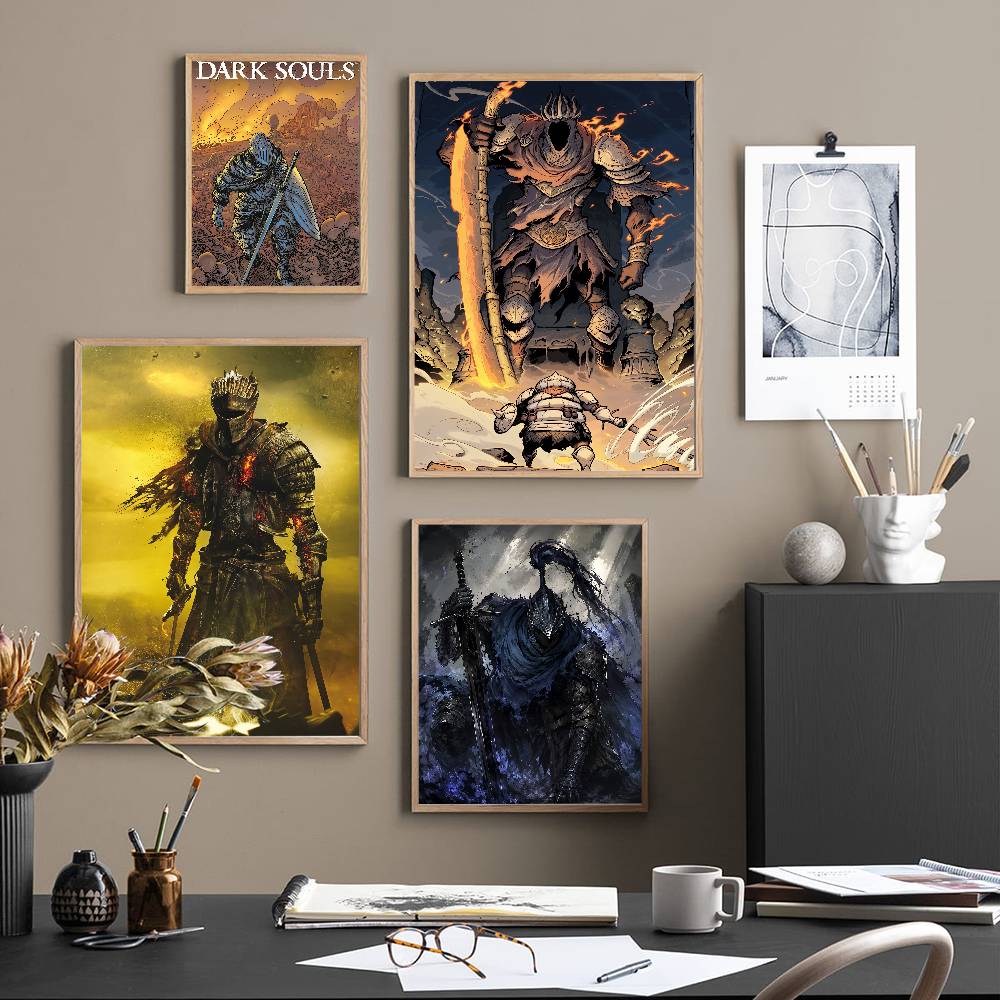 GAME Dark Souls Vintage Poster - đánh giá và giá Retro Poster Gaming