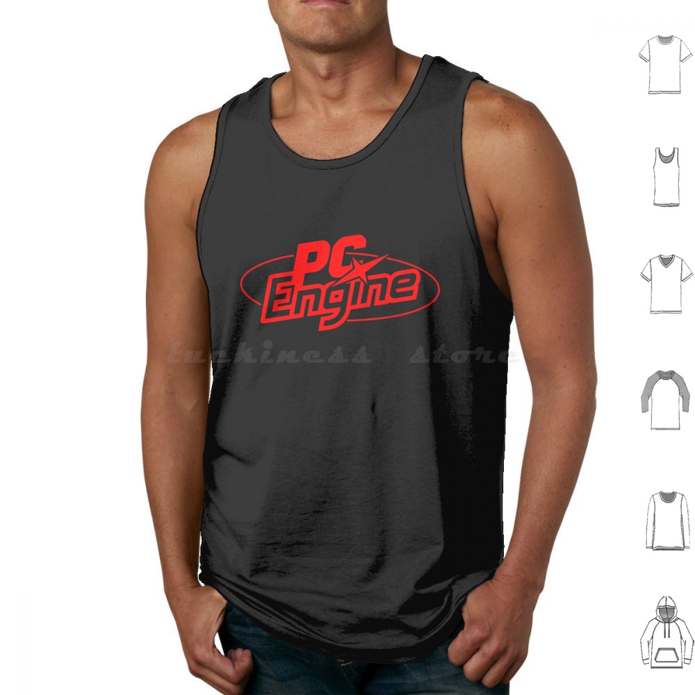 Pc Engine Logo Tank Tops Print - đánh giá và giá Retro Gaming Logo