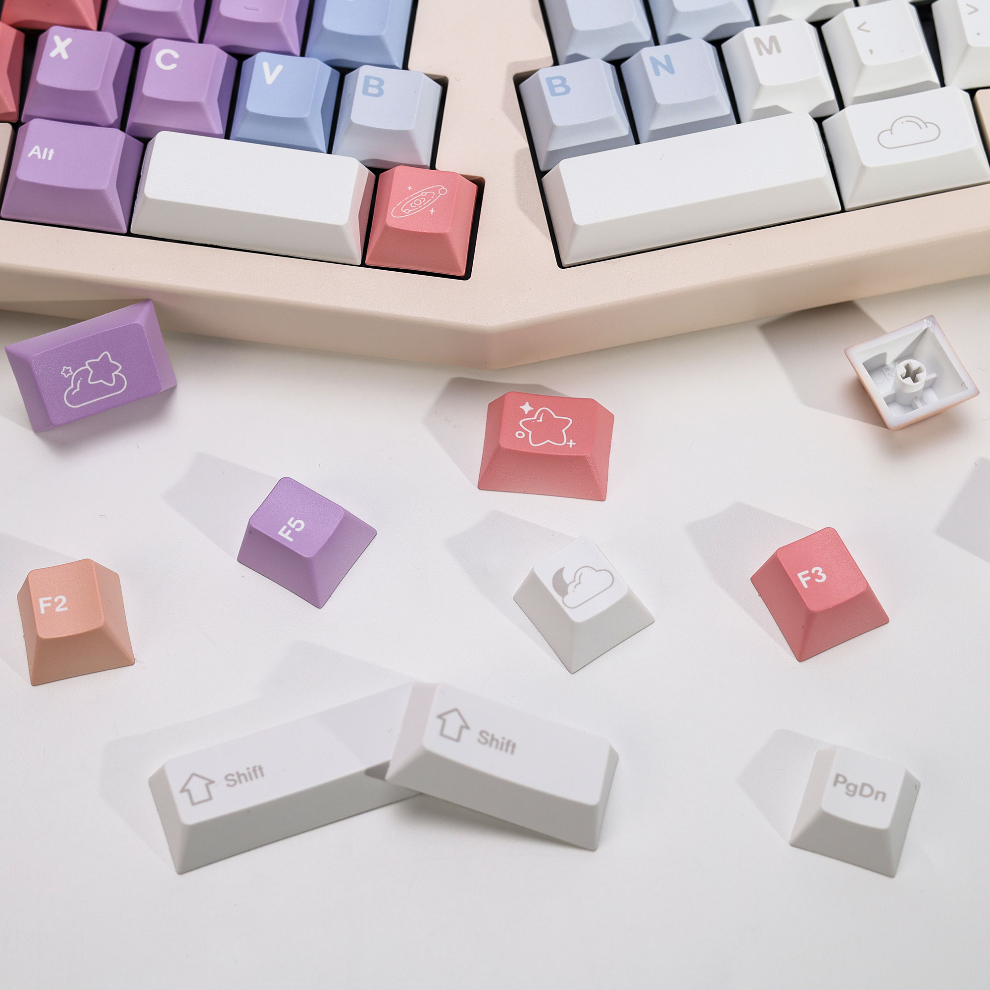 KBDiy Dreamscape Theme Keycaps - đánh giá và giá Retro Gaming Keyboard