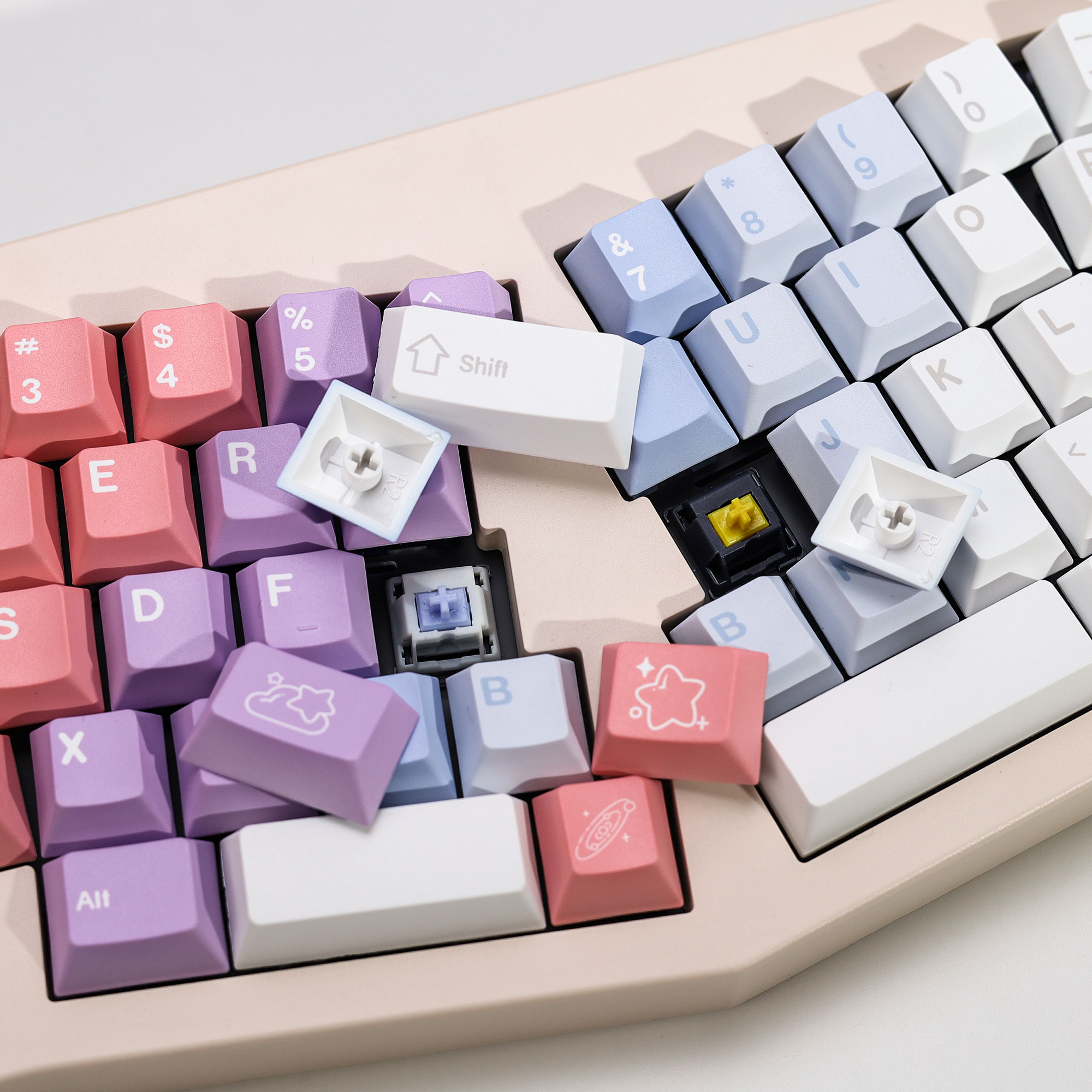 KBDiy Dreamscape Theme Keycaps - đánh giá và giá Retro Gaming Keyboard
