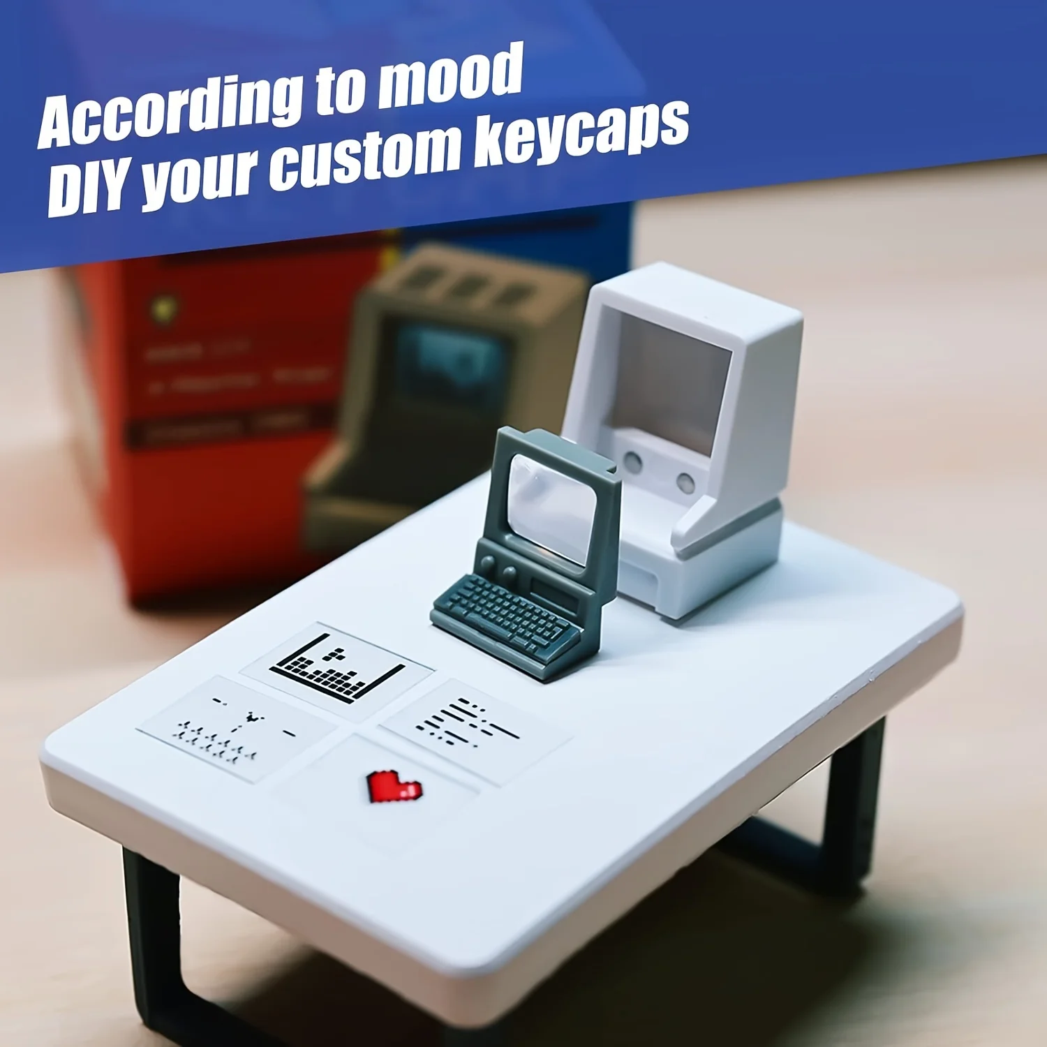 Retro Mac-Inspired Keycaps Dou - đánh giá và giá Retro Gaming Keyboard