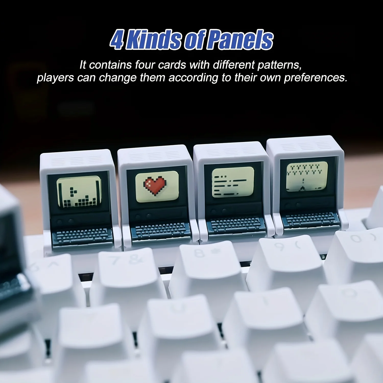 Retro Mac-Inspired Keycaps Dou - đánh giá và giá Retro Gaming Keyboard