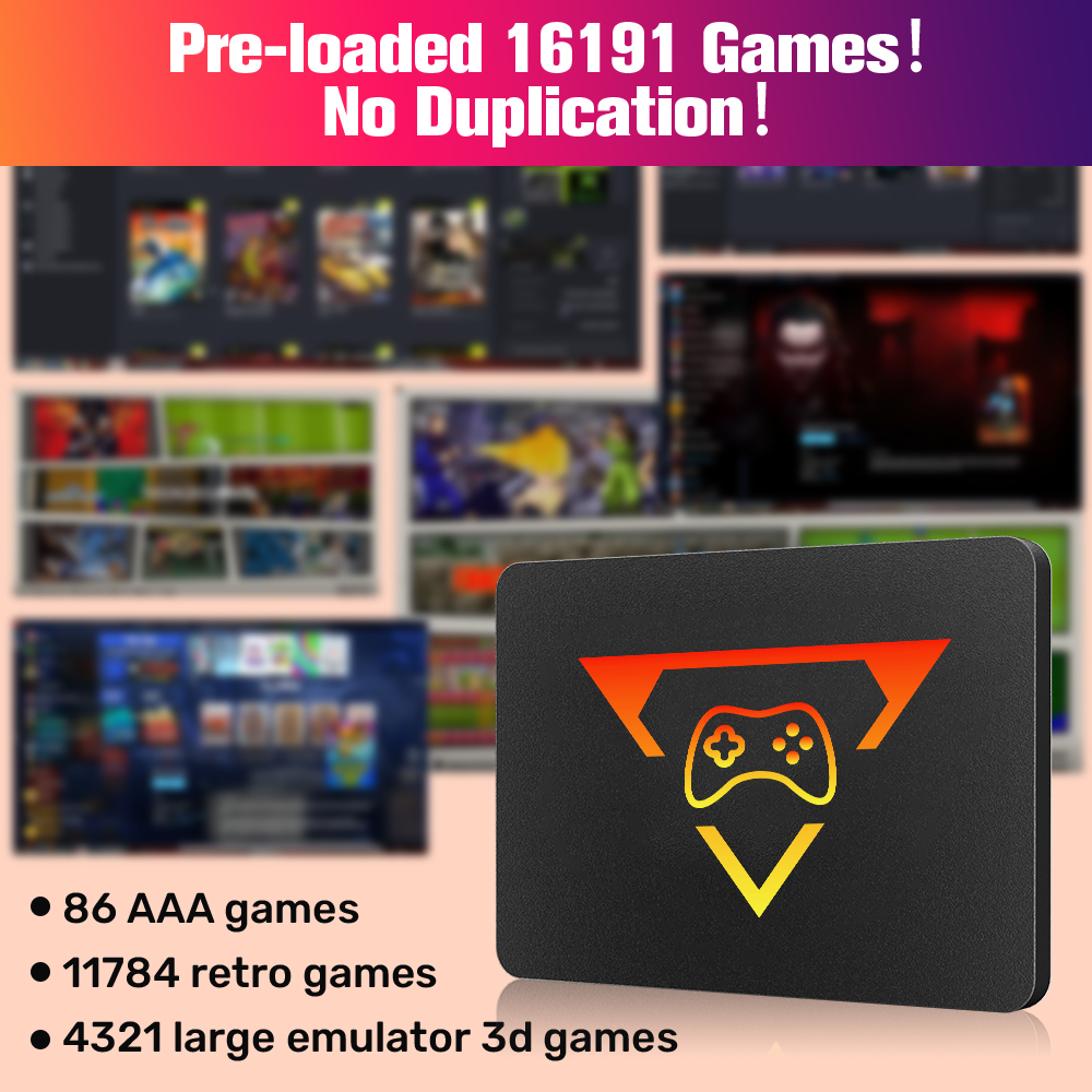 Retro Gaming SSD for Switch/PS - đánh giá và giá Retro Gaming Emulator Pc