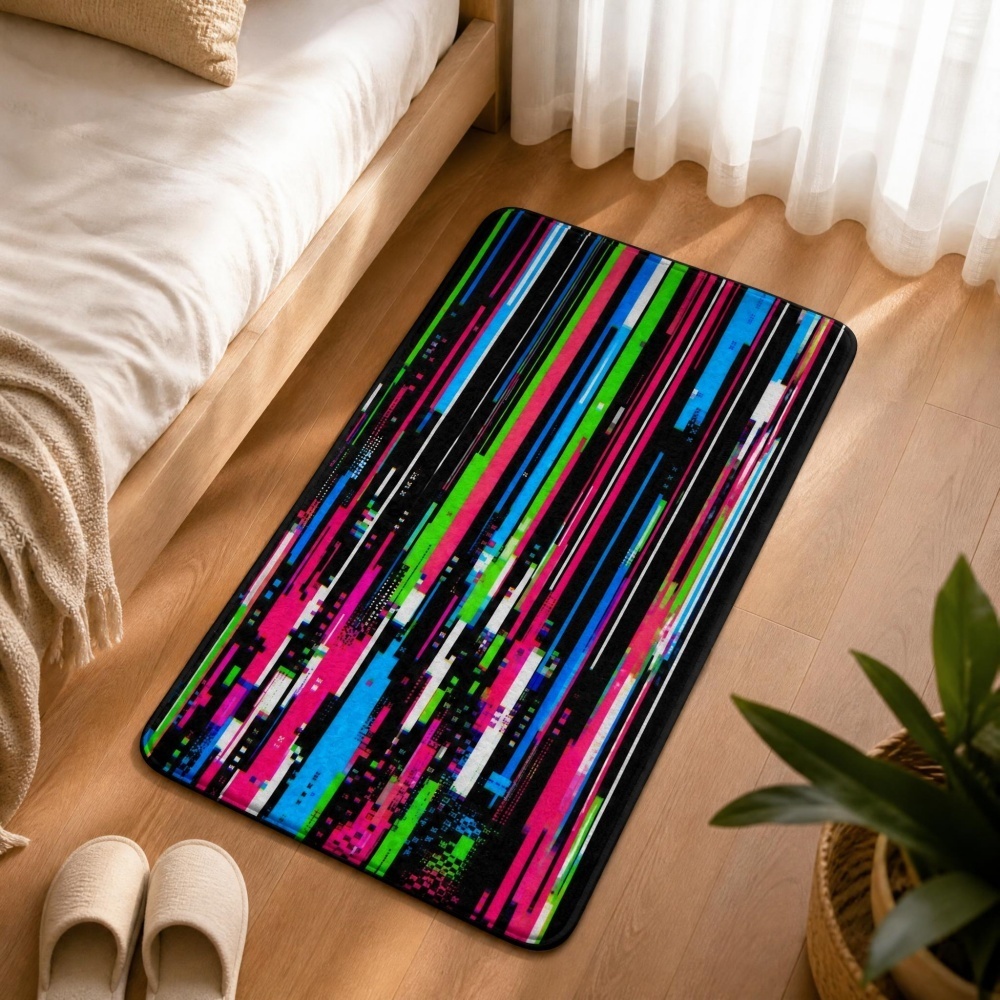 Cyberpunk Glitch Colorful Vert - đánh giá và giá Retro Gaming Table