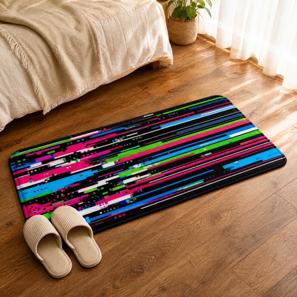 Cyberpunk Glitch Colorful Vert - đánh giá và giá Retro Gaming Table