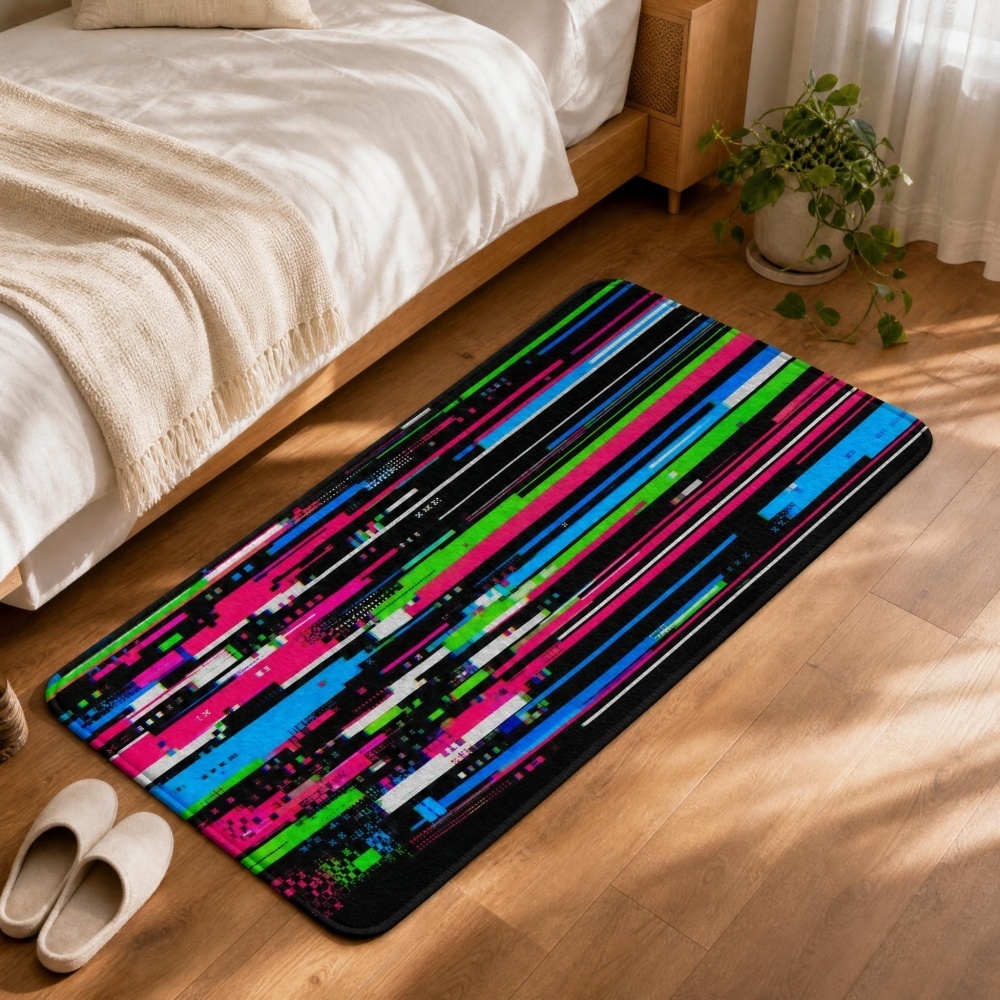 Cyberpunk Glitch Colorful Vert - đánh giá và giá Retro Gaming Table
