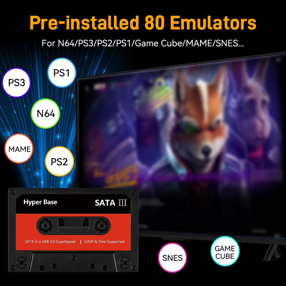 Batocera 500G/2T Emulator Game - đánh giá và giá Retro Gaming Emulator