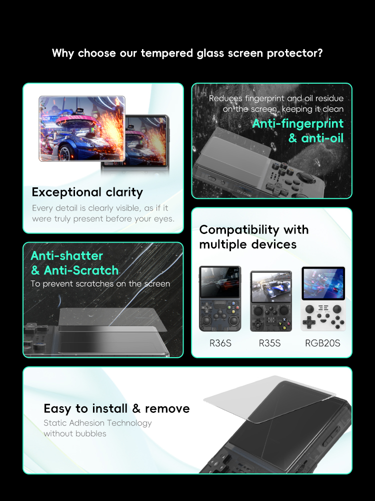 DATA FROG R36S Screen Protecto - đánh giá và giá Retro Gaming R36S
