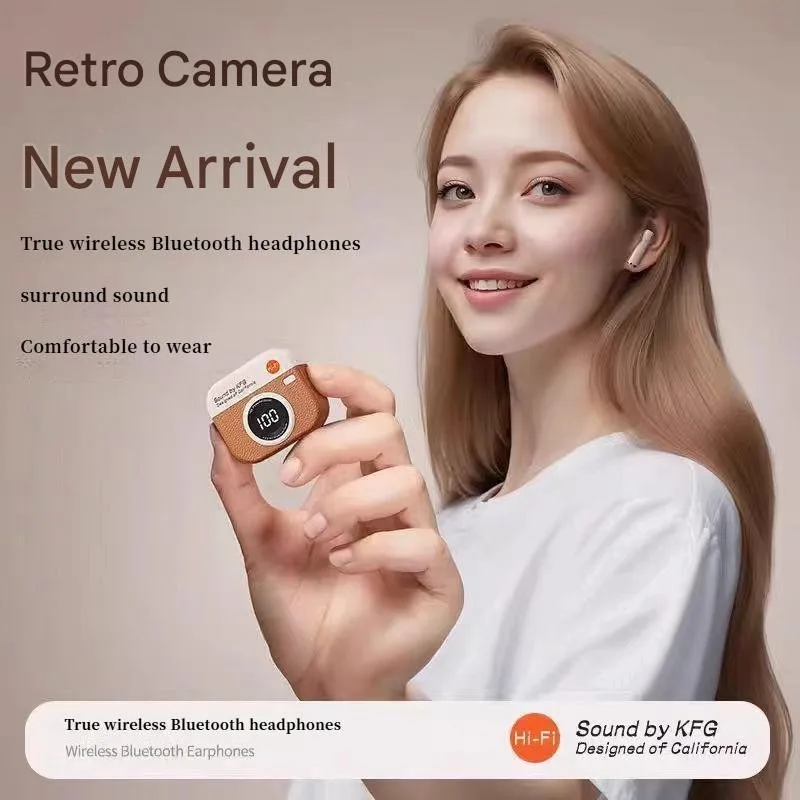 Q86 Retro Camera Wireless Earb - đánh giá và giá Retro Gaming Case