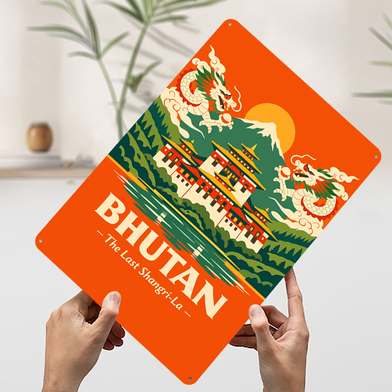 Bhutan Travel Poster Customize - đánh giá và giá Retro Poster Gaming