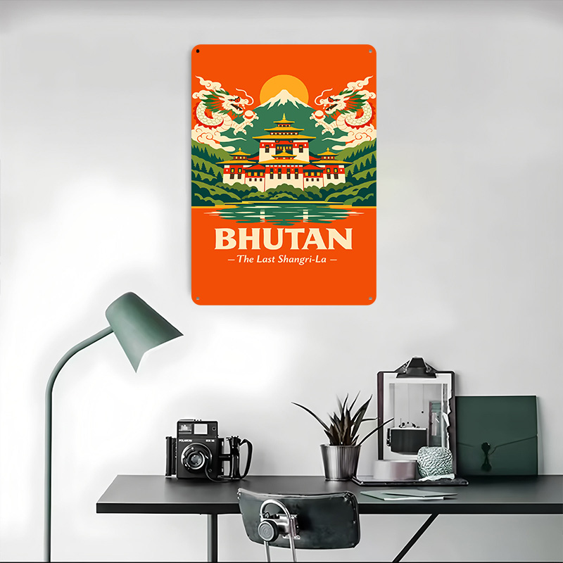 Bhutan Travel Poster Customize - đánh giá và giá Retro Poster Gaming