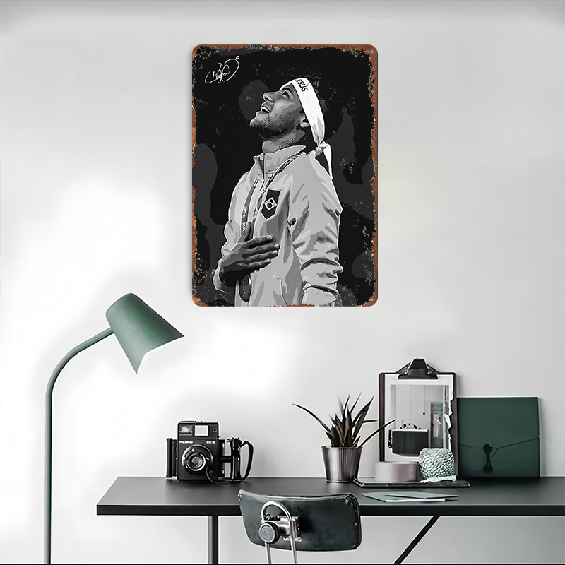 Neymar Jr. Portrait Poster Cus - đánh giá và giá Retro Poster Gaming