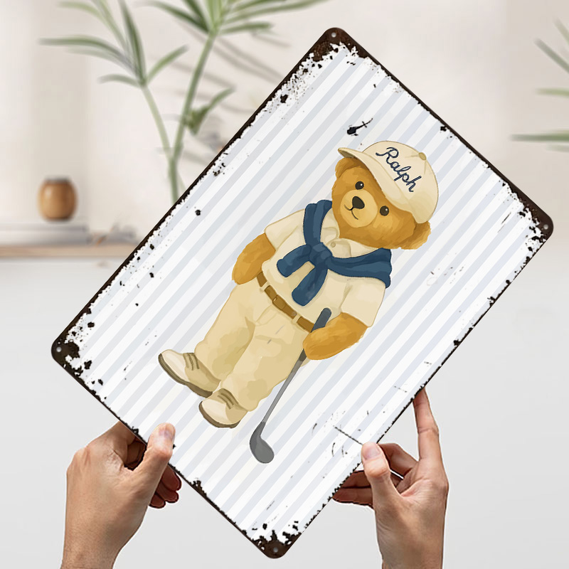 Ralph Lauren Polo Bear Golfer  - đánh giá và giá Retro Poster Gaming