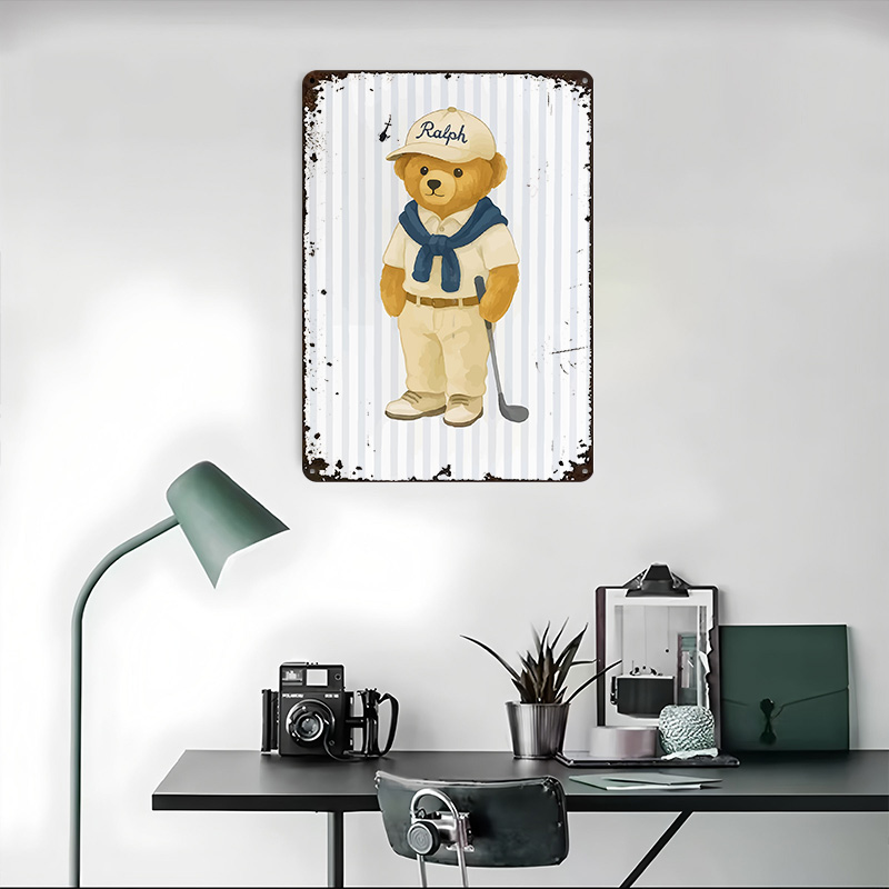 Ralph Lauren Polo Bear Golfer  - đánh giá và giá Retro Poster Gaming