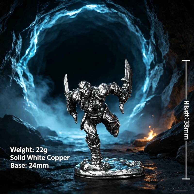 Orc Warrior Miniature Metal Fi - đánh giá và giá Retro Gaming Table