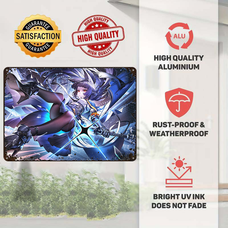 Hoshimi Miyabi Zenless Zone Ze - đánh giá và giá Retro Poster Gaming