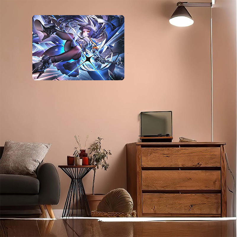 Hoshimi Miyabi Zenless Zone Ze - đánh giá và giá Retro Poster Gaming