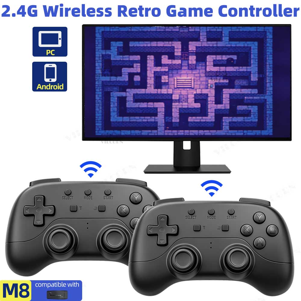 2.4G Wireless Gamepad No Delay - đánh giá và giá Retro Gaming Emulator Pc
