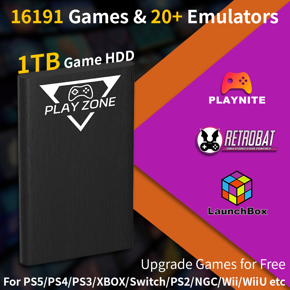 Play Zone 1TB Portable Gaming  - đánh giá và giá Retro Gaming Emulator Pc
