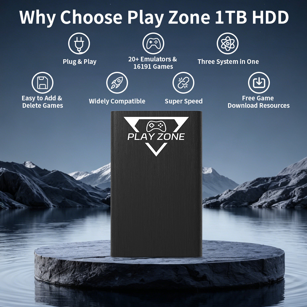 Play Zone 1TB Portable Gaming  - đánh giá và giá Retro Gaming Emulator Pc