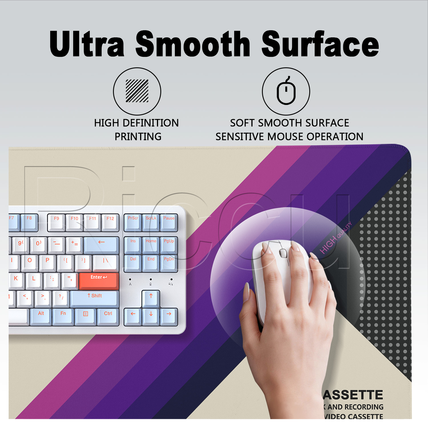 Mouse Pad HD Printing Retro VH - đánh giá và giá Retro Gaming Keyboard