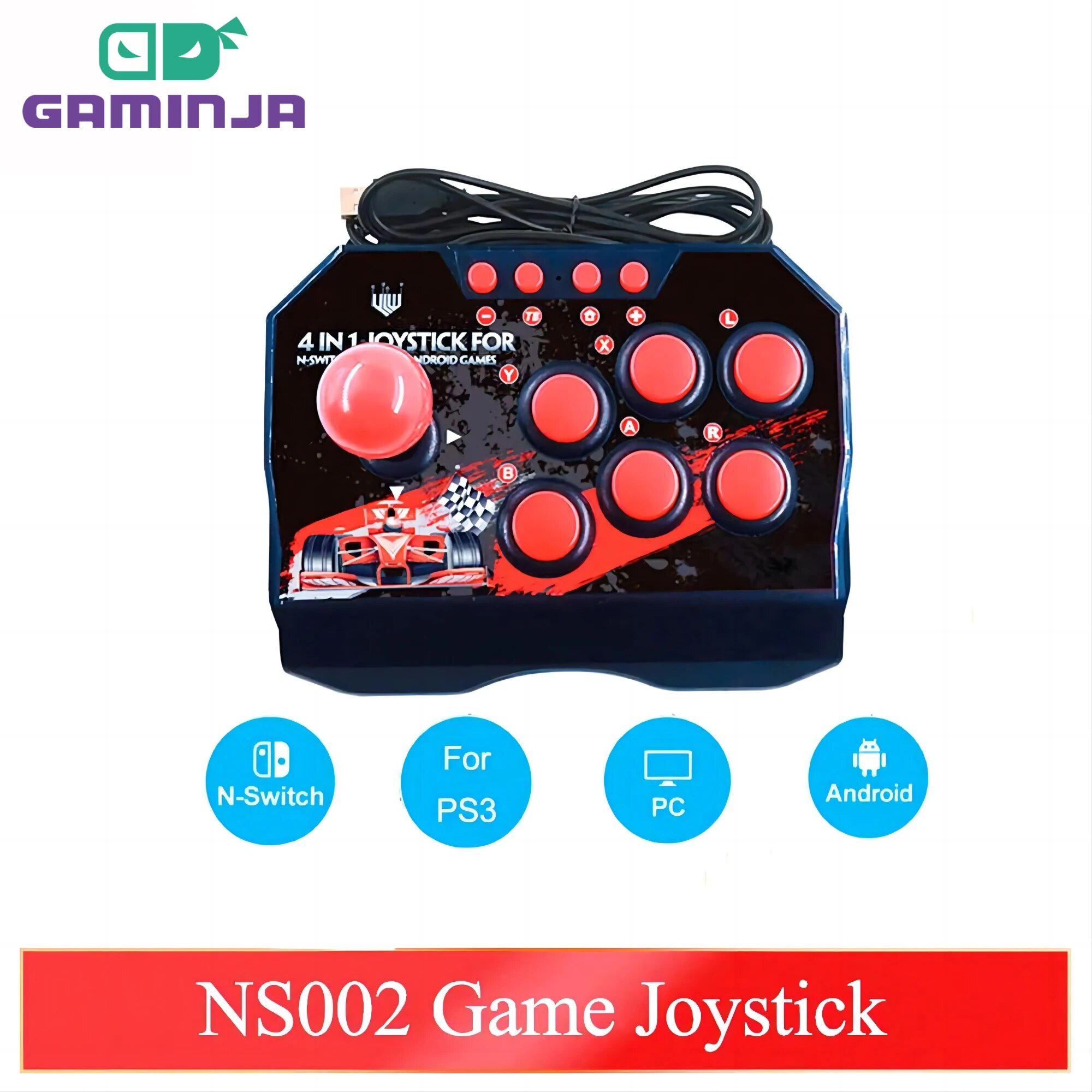 GAMINJA NS002 4 In 1 Retro Arc - đánh giá và giá Raspberry Pi Retropie
