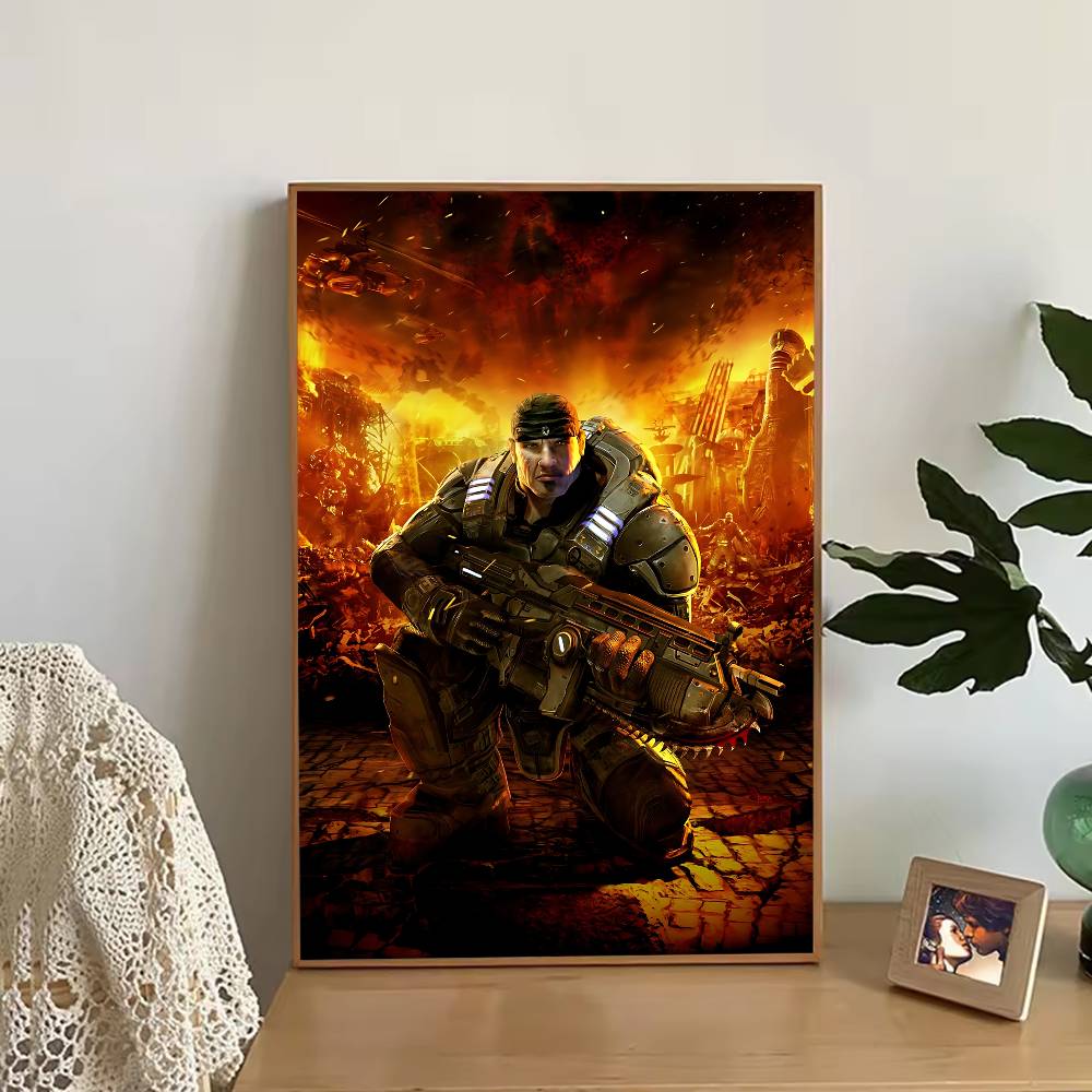 Game G-Gears of W-War Poster R - đánh giá và giá Retro Poster Gaming