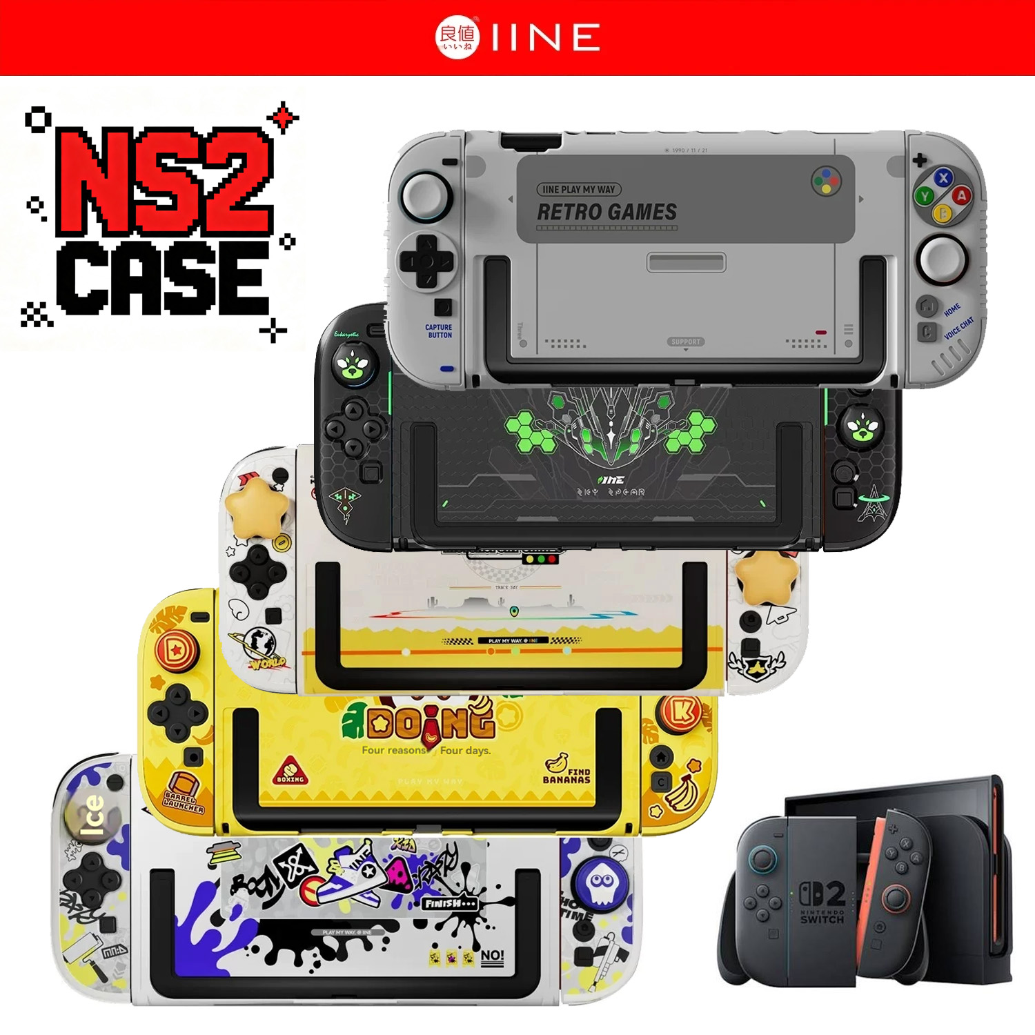 IINE Retro Case Switch 2 Prote - đánh giá và giá Retro Gaming Case
