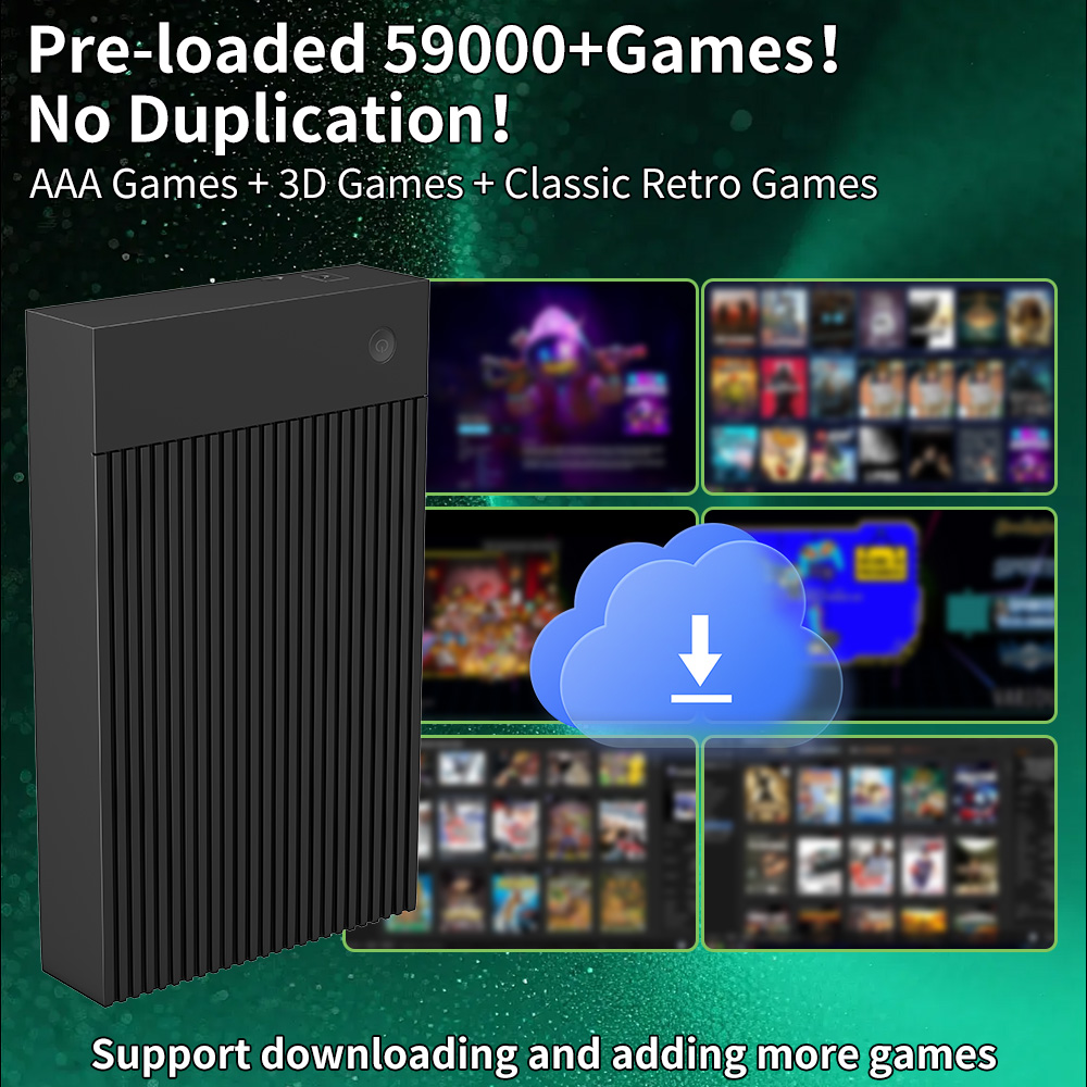 Hyper Base MIX 4T Retro HDD 59 - đánh giá và giá Retro Gaming Emulator