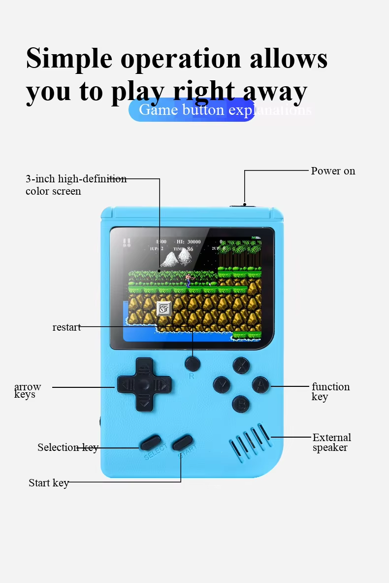 Retro Mini Di Động Cầm Tay Vid - đánh giá và giá Retro Gaming Pro