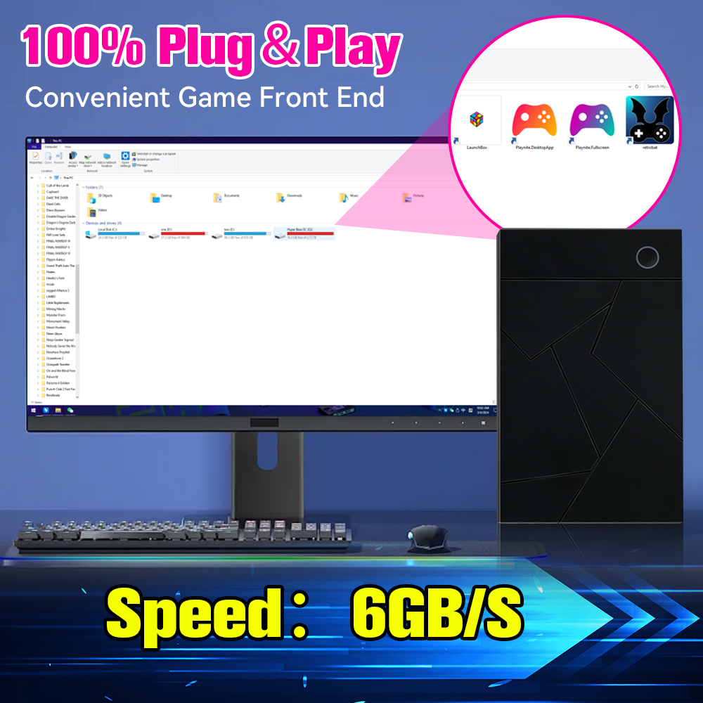 3TB Gaming HDD Retro Emulation - đánh giá và giá Retro Gaming Emulator Pc